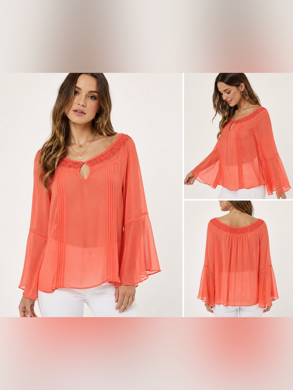 Walter Baker Clarissa Embroidered Blouse